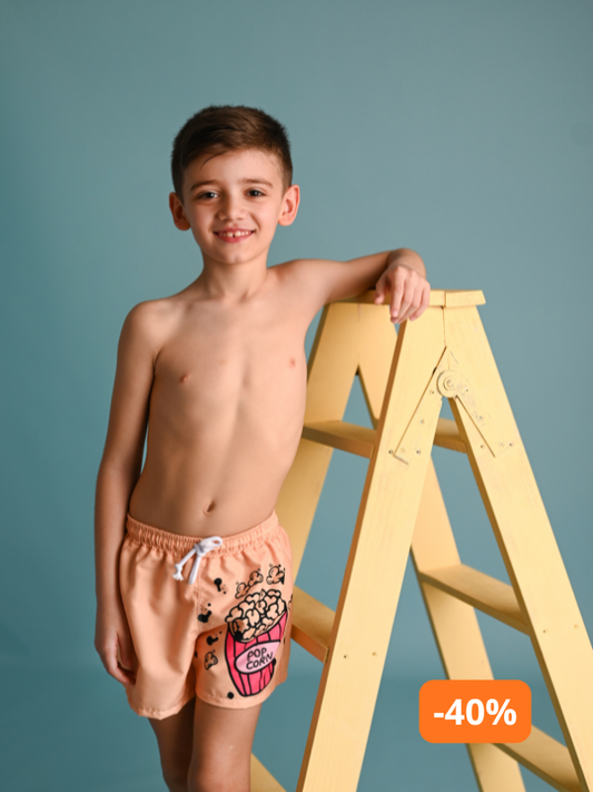Calção de Banho Pipocas