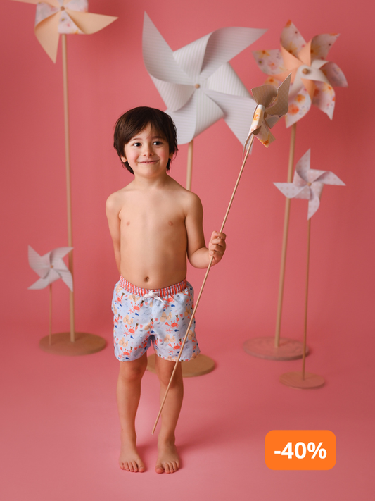 Calção de Banho Caranguejos