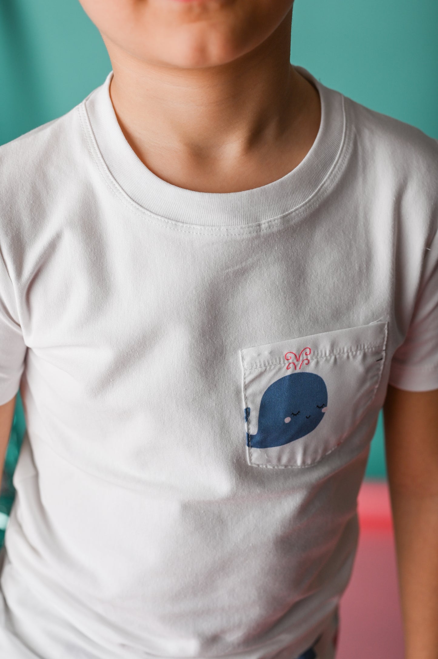 T-shirt Baleia Azul